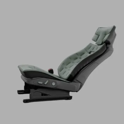 Supremo compact and sustainable seat